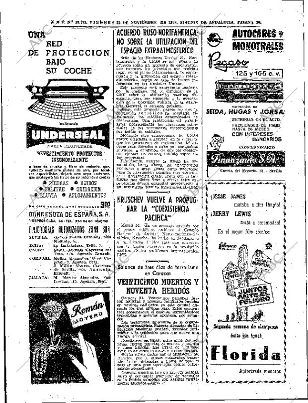ABC SEVILLA 22-11-1963 página 36