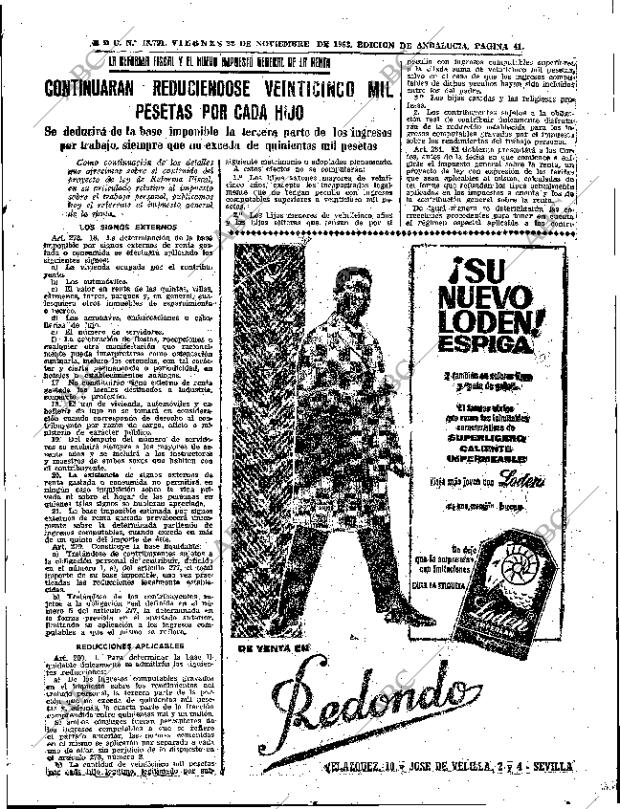 ABC SEVILLA 22-11-1963 página 41