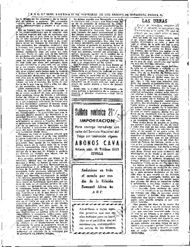 ABC SEVILLA 23-11-1963 página 44