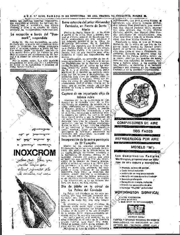 ABC SEVILLA 23-11-1963 página 56