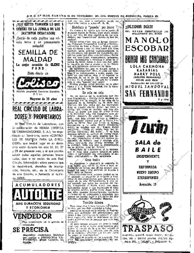 ABC SEVILLA 23-11-1963 página 60