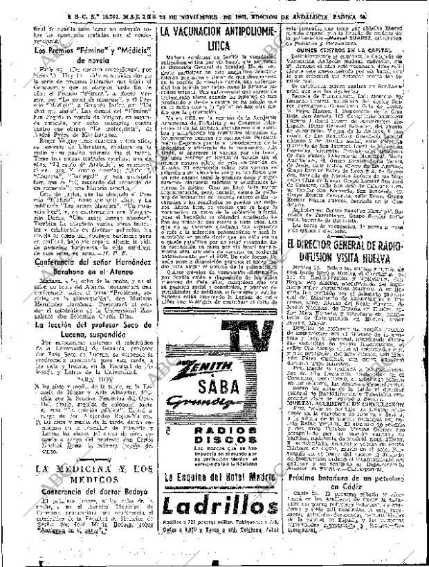 ABC SEVILLA 26-11-1963 página 50