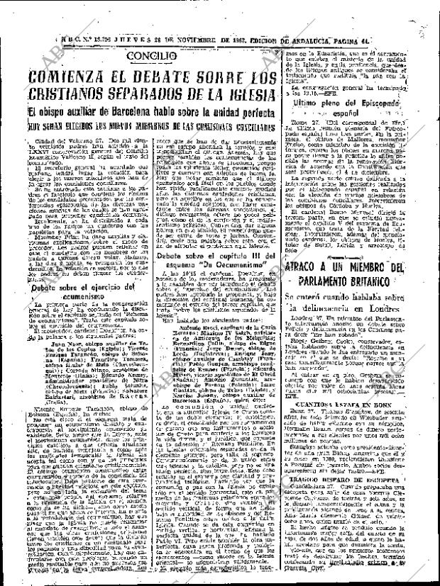 ABC SEVILLA 28-11-1963 página 64