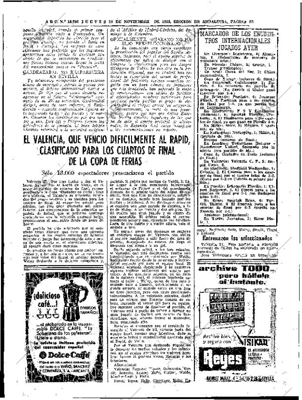 ABC SEVILLA 28-11-1963 página 82