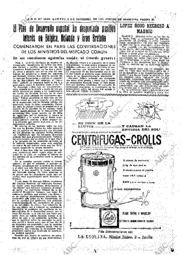 ABC SEVILLA 03-12-1963 página 27