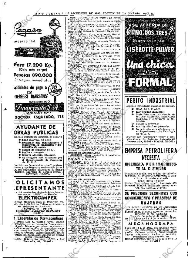 ABC MADRID 05-12-1963 página 84