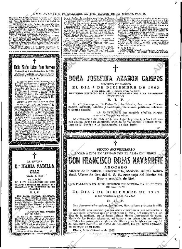 ABC MADRID 05-12-1963 página 85