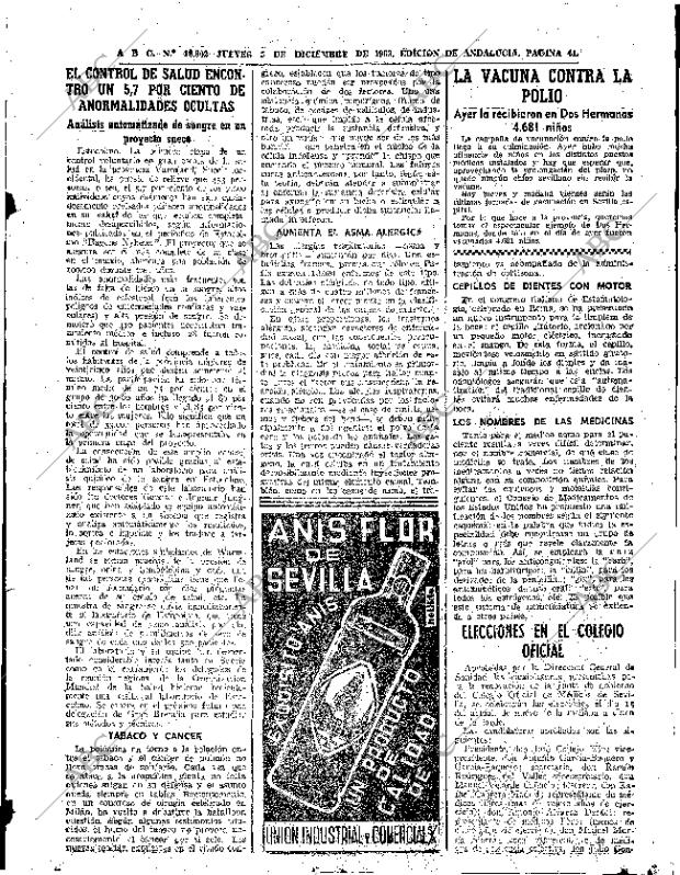 ABC SEVILLA 05-12-1963 página 41