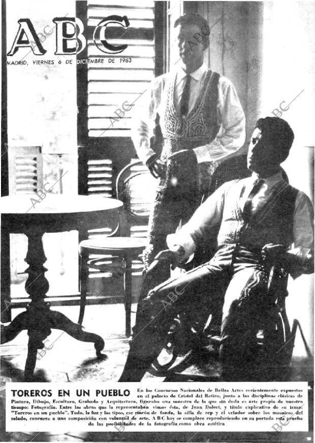ABC MADRID 06-12-1963 página 1