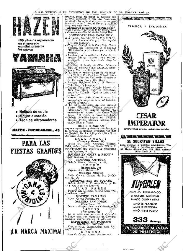 ABC MADRID 06-12-1963 página 70
