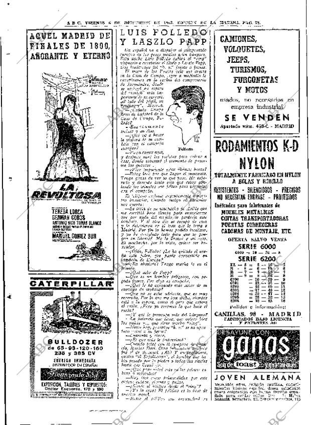 ABC MADRID 06-12-1963 página 76
