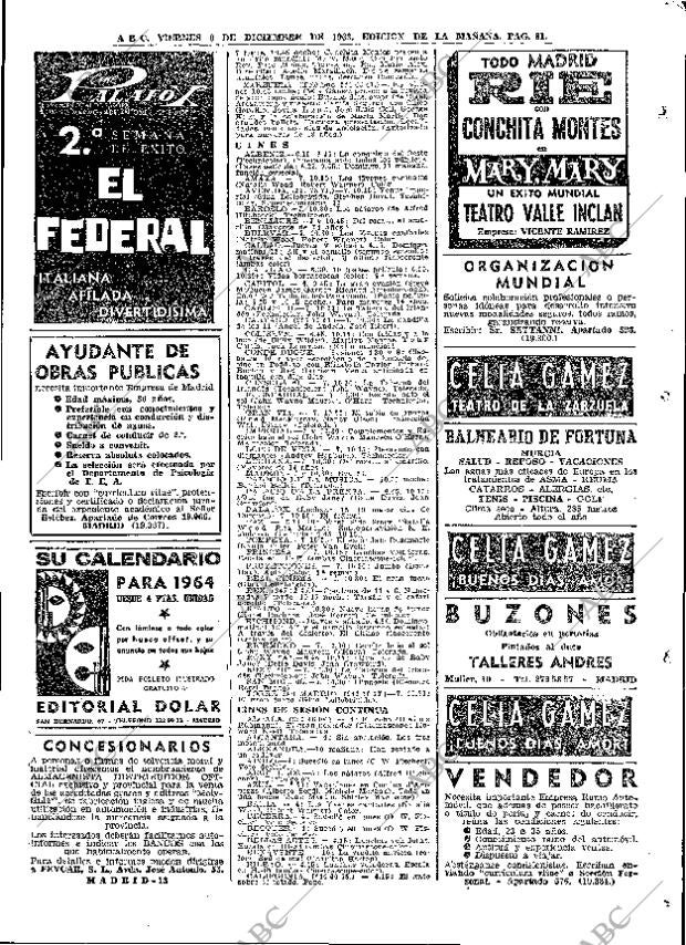ABC MADRID 06-12-1963 página 81