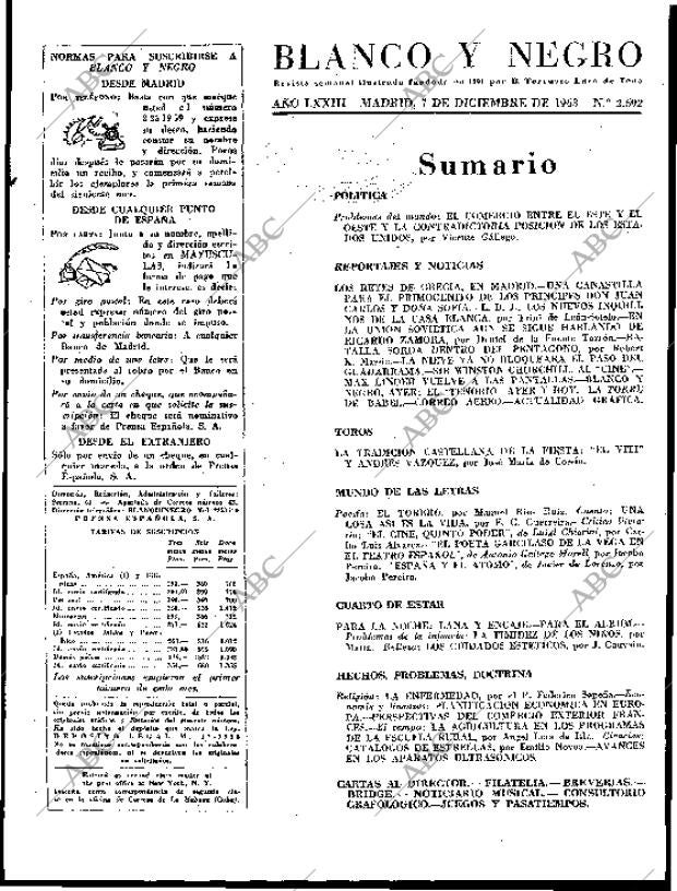 BLANCO Y NEGRO MADRID 07-12-1963 página 3
