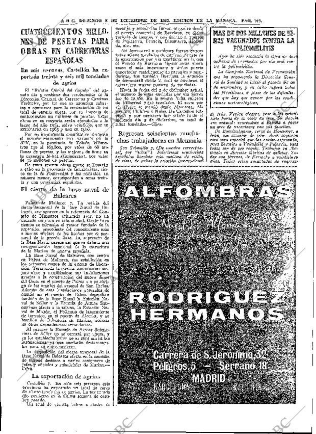 ABC MADRID 08-12-1963 página 109