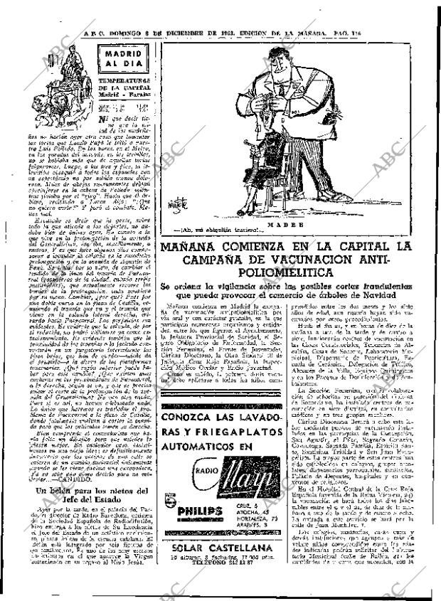 ABC MADRID 08-12-1963 página 115