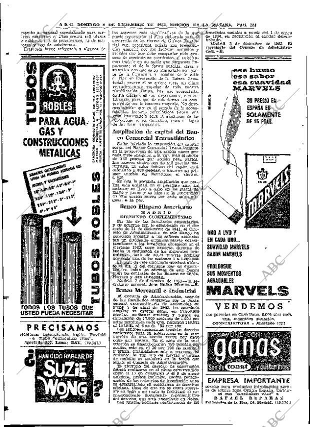 ABC MADRID 08-12-1963 página 124
