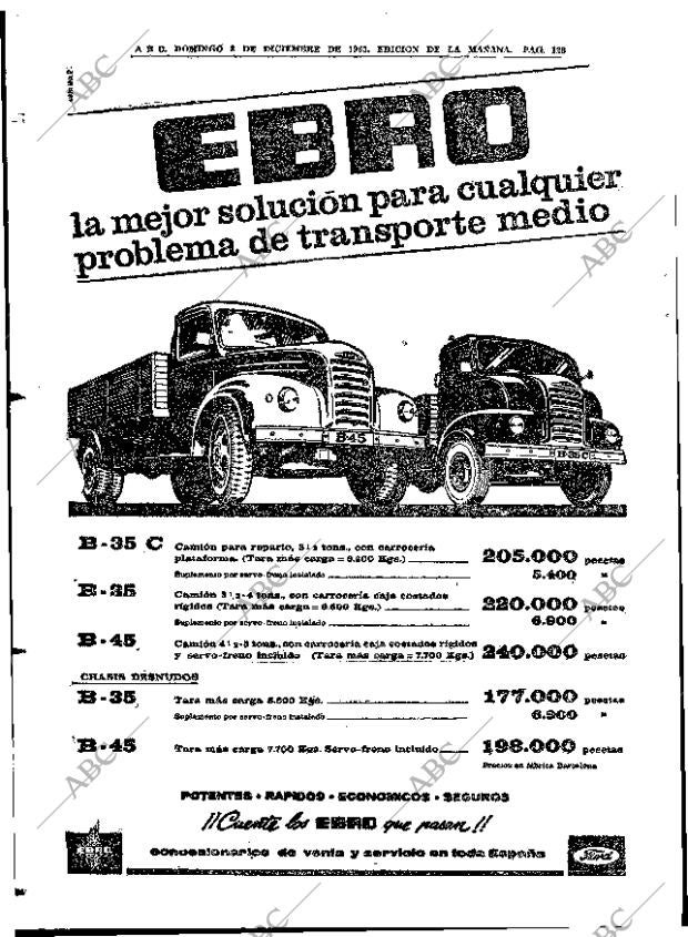 ABC MADRID 08-12-1963 página 128