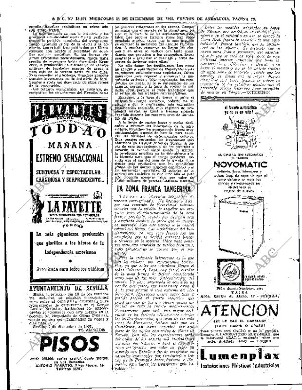 ABC SEVILLA 11-12-1963 página 56