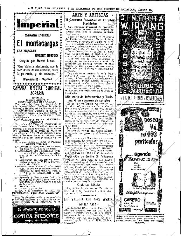 ABC SEVILLA 12-12-1963 página 42