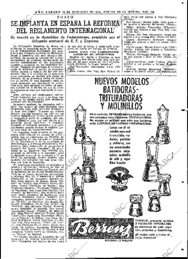 ABC MADRID 14-12-1963 página 101