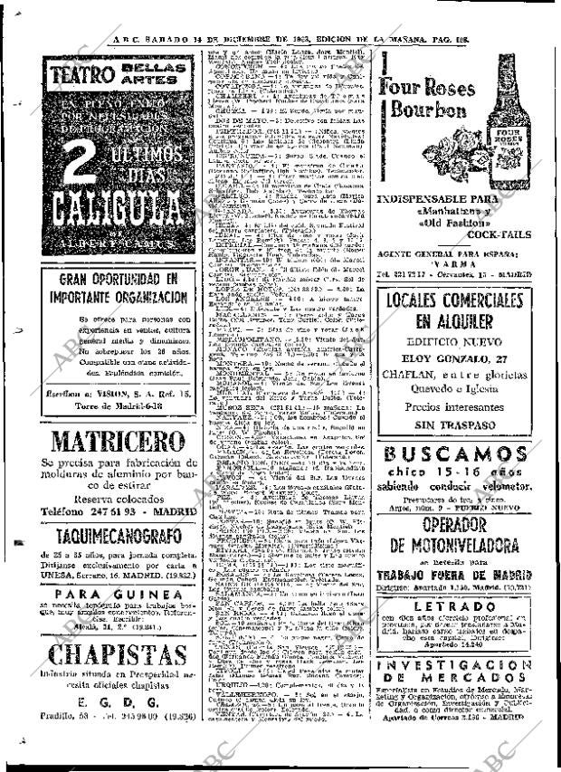 ABC MADRID 14-12-1963 página 108