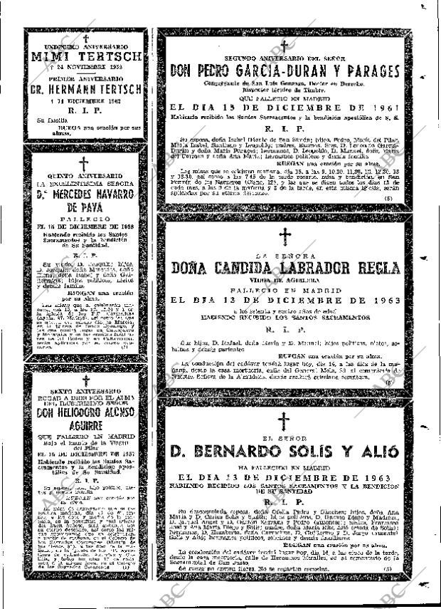 ABC MADRID 14-12-1963 página 115