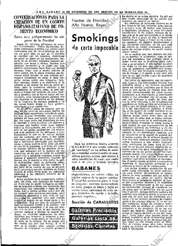 ABC MADRID 14-12-1963 página 66