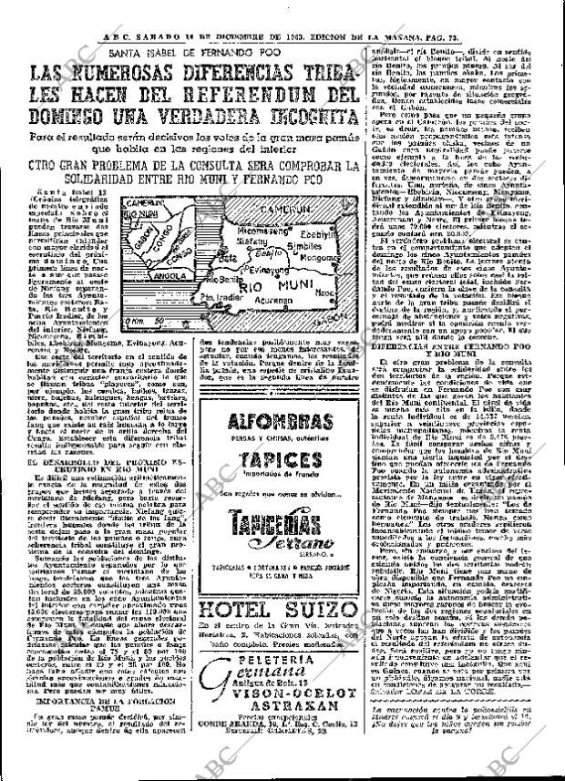 ABC MADRID 14-12-1963 página 73