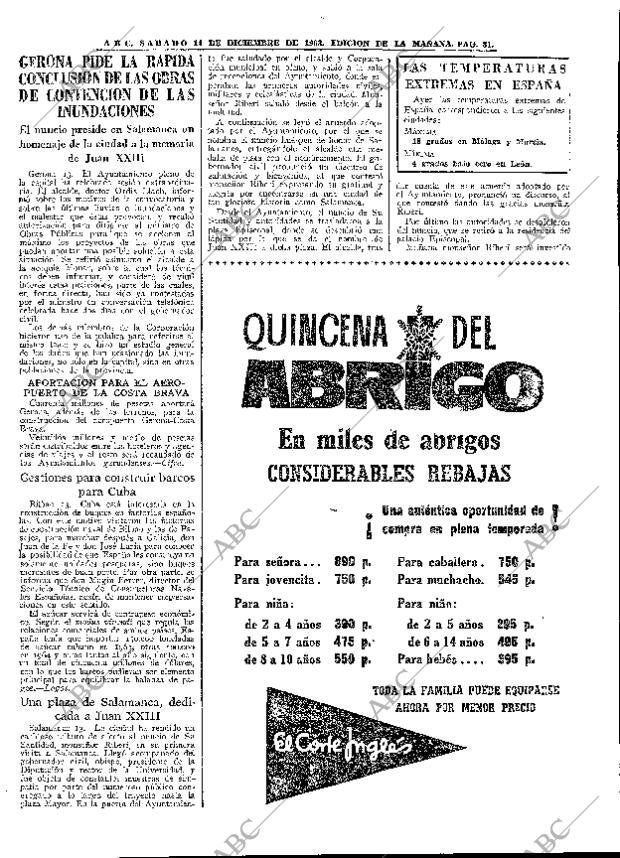 ABC MADRID 14-12-1963 página 81