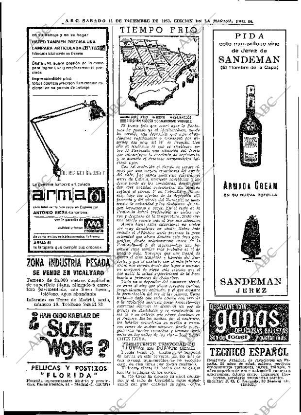 ABC MADRID 14-12-1963 página 84