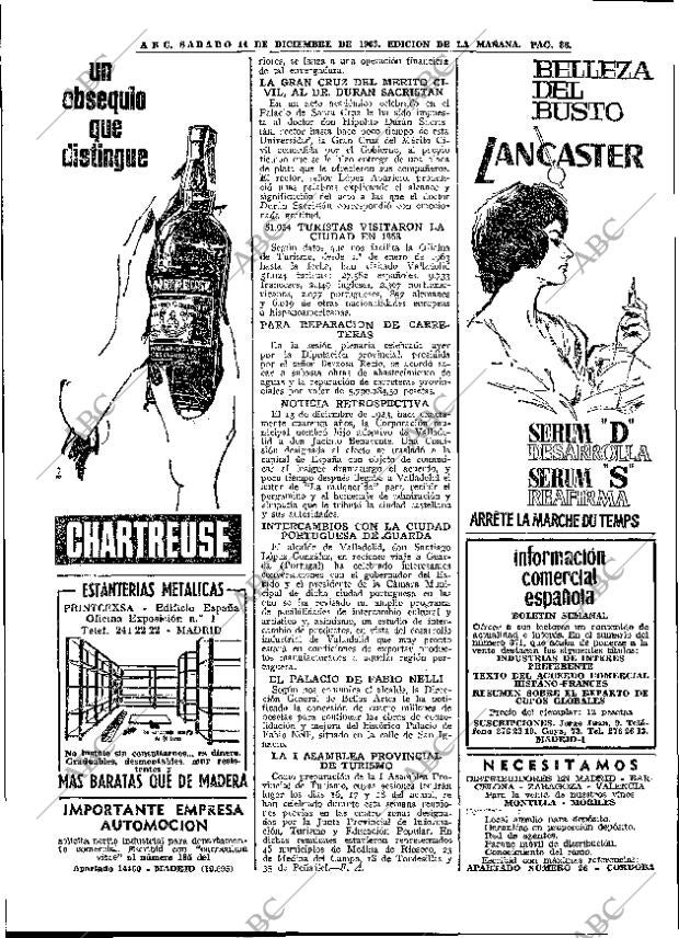 ABC MADRID 14-12-1963 página 86