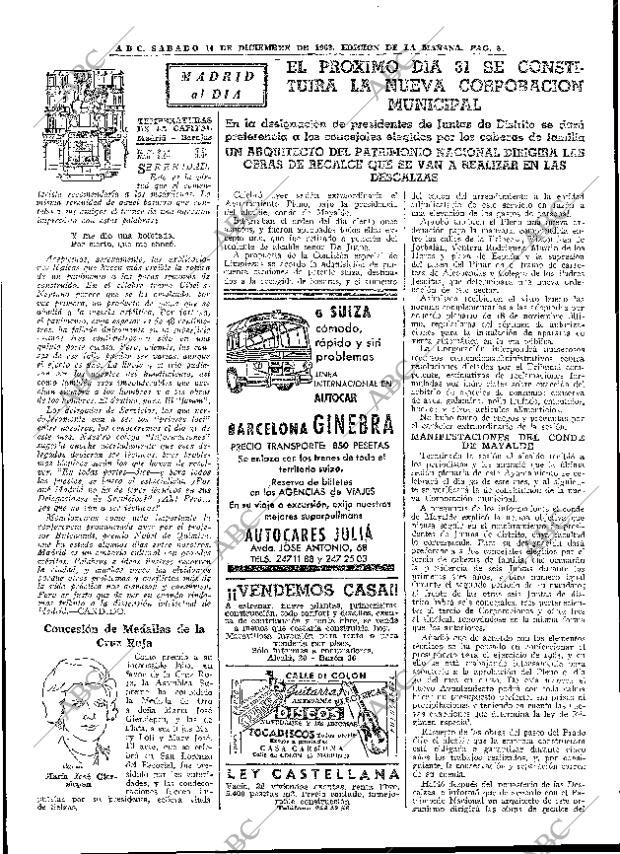 ABC MADRID 14-12-1963 página 87