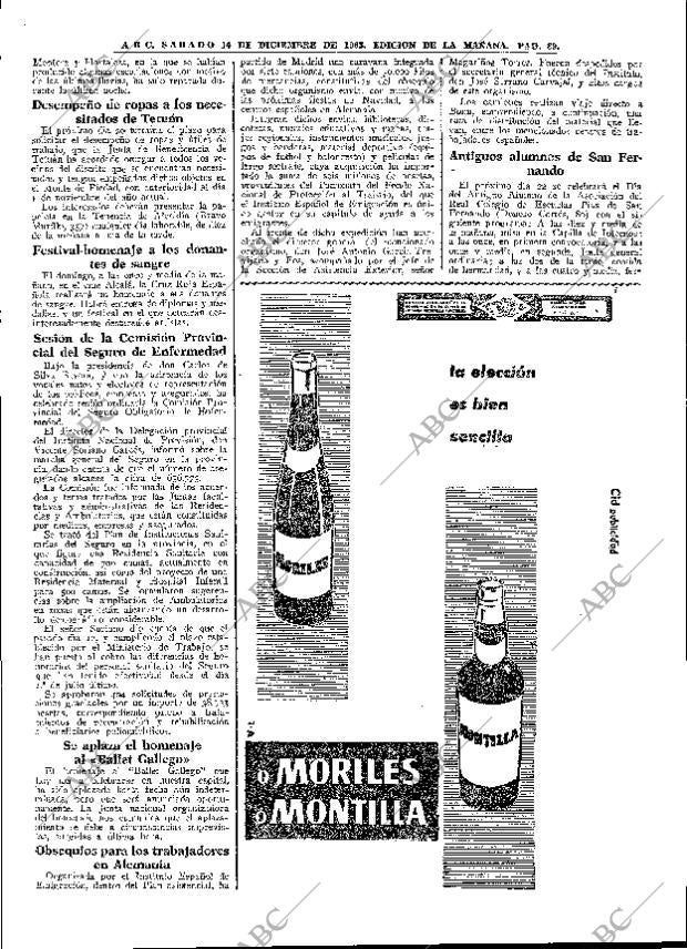 ABC MADRID 14-12-1963 página 89