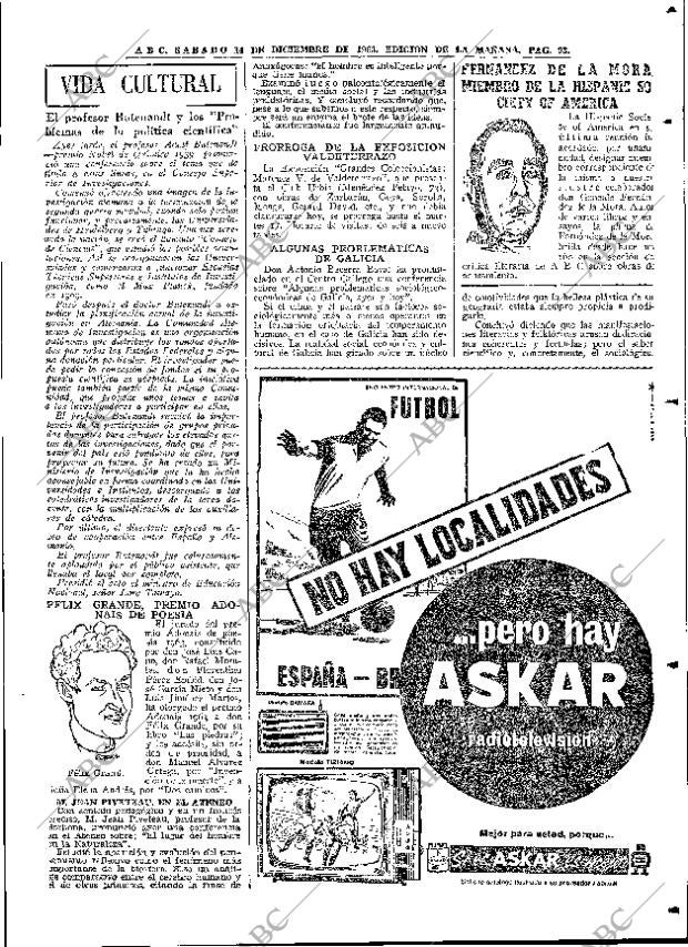 ABC MADRID 14-12-1963 página 93
