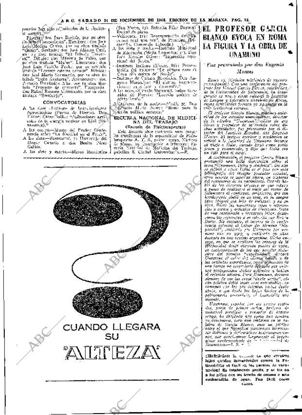 ABC MADRID 14-12-1963 página 95