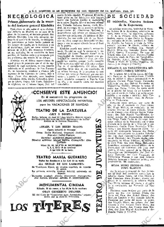 ABC MADRID 15-12-1963 página 107