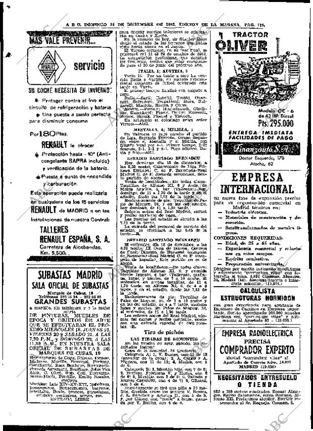 ABC MADRID 15-12-1963 página 110