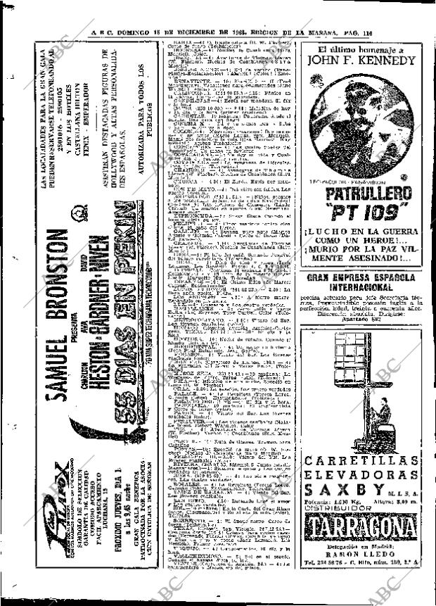 ABC MADRID 15-12-1963 página 116