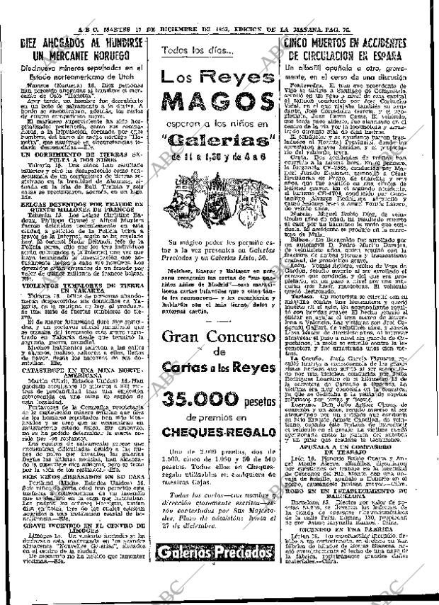 ABC MADRID 17-12-1963 página 76