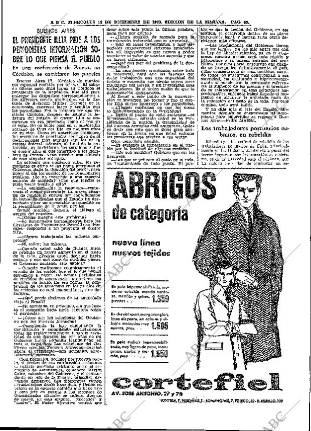 ABC MADRID 18-12-1963 página 69