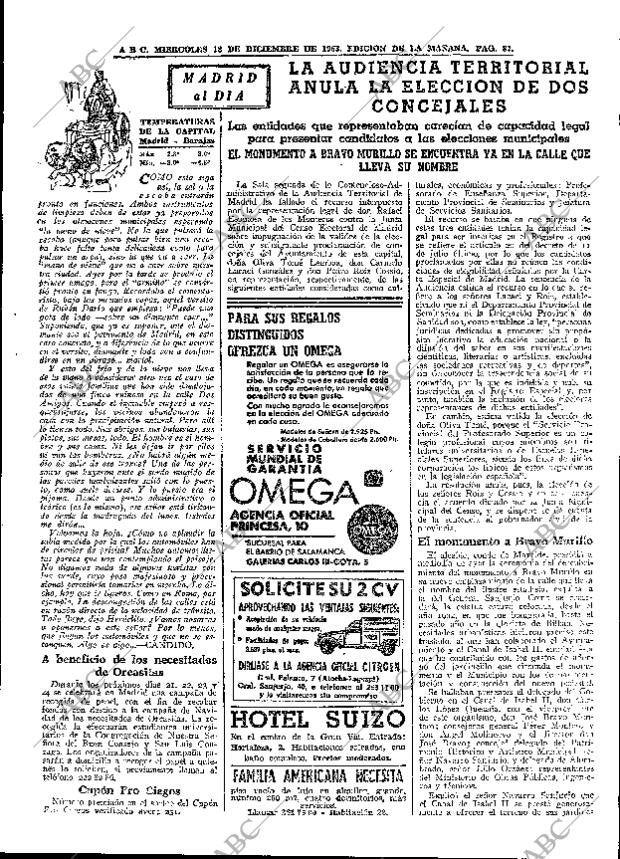 ABC MADRID 18-12-1963 página 87