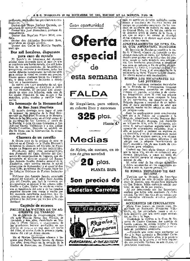 ABC MADRID 18-12-1963 página 90