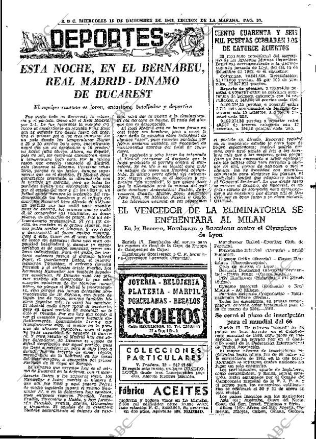 ABC MADRID 18-12-1963 página 97