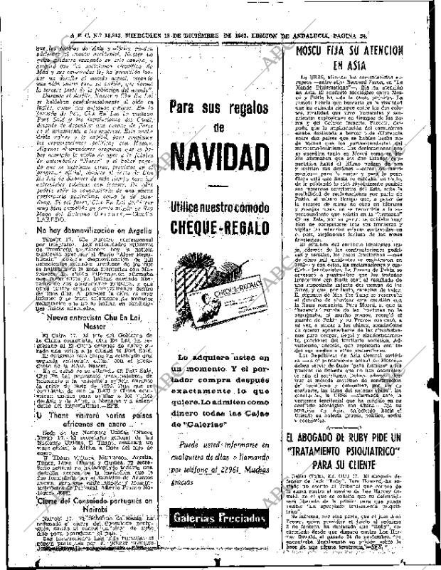 ABC SEVILLA 18-12-1963 página 54