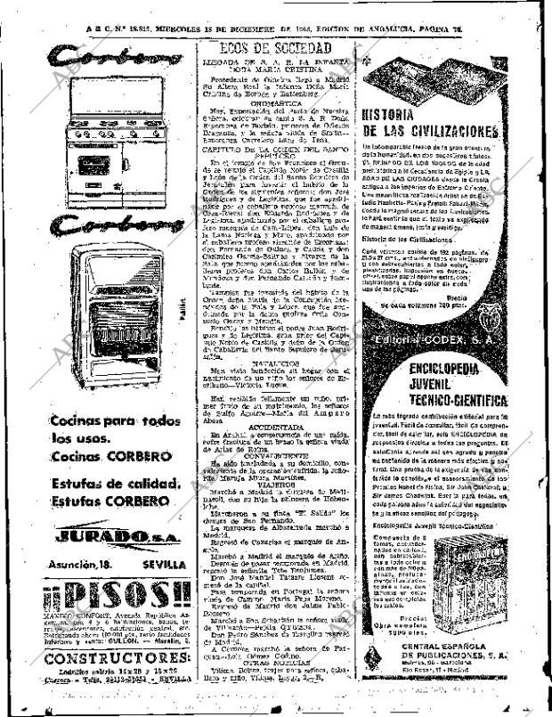 ABC SEVILLA 18-12-1963 página 70