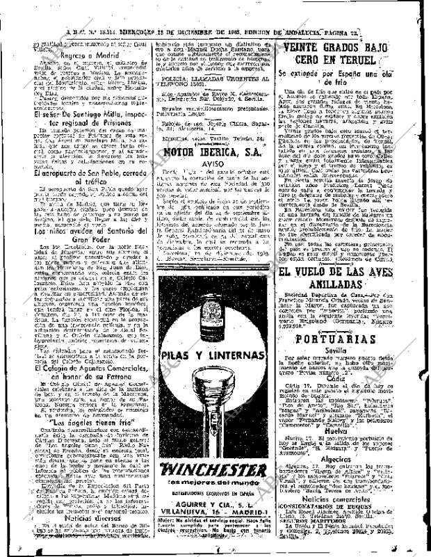 ABC SEVILLA 18-12-1963 página 72