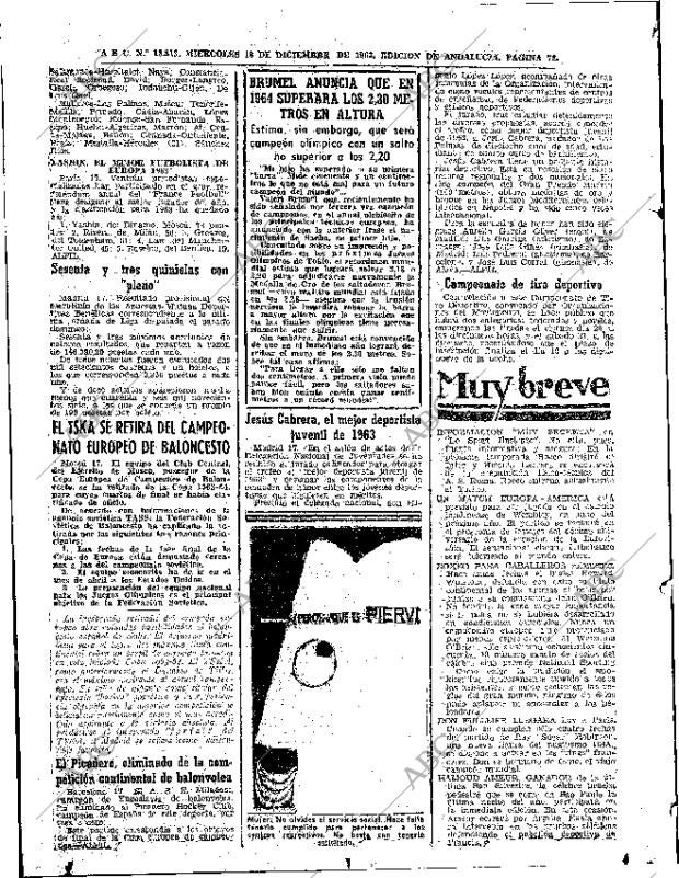 ABC SEVILLA 18-12-1963 página 76