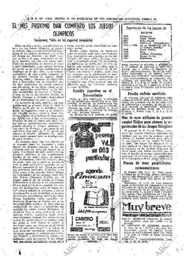 ABC SEVILLA 19-12-1963 página 71