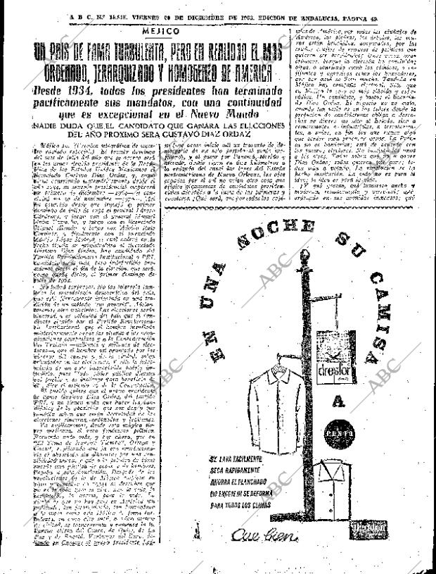 ABC SEVILLA 20-12-1963 página 49