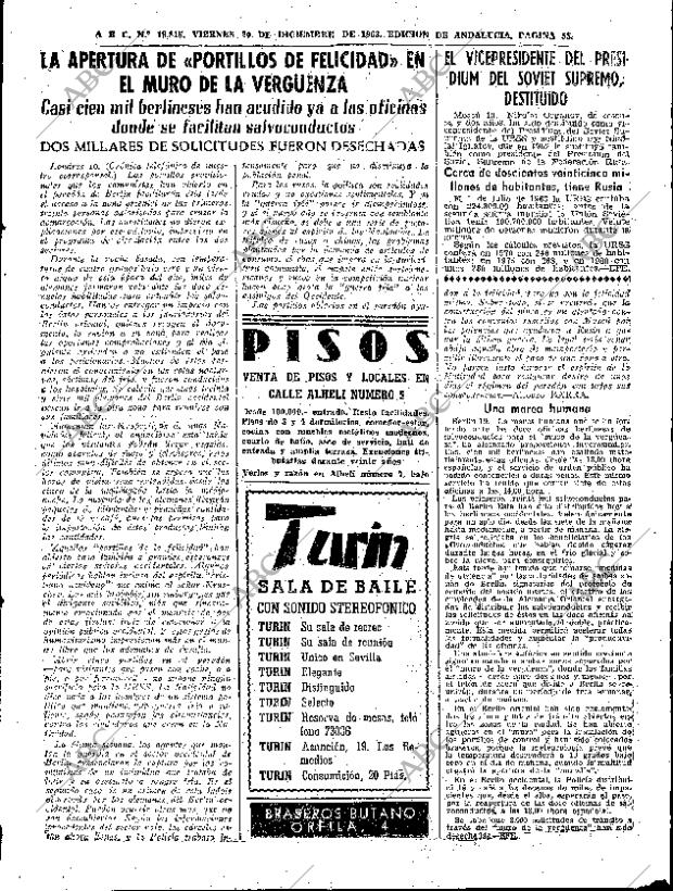 ABC SEVILLA 20-12-1963 página 53